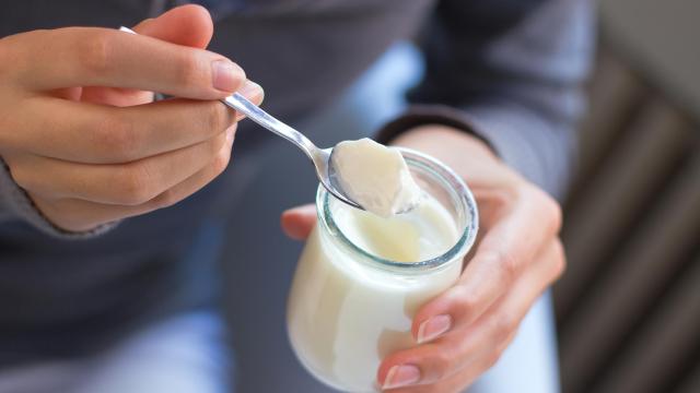 Imagen de archivo de un yogur.