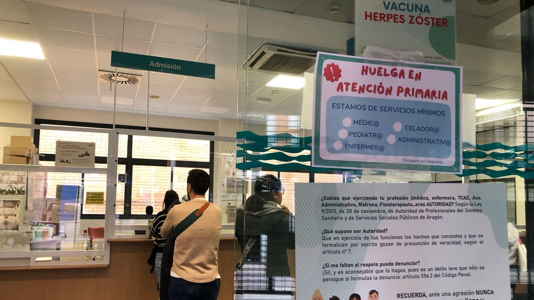 Los centros de salud de Zaragoza, en huelga “masiva”: "Estamos solas y ...