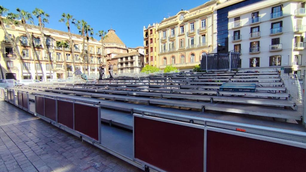 La estructura de la Tribuna Principal.