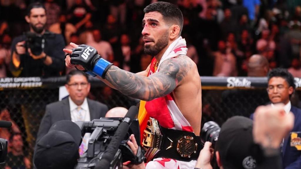 Ilia Topuria en una imagen publicada en sus redes sociales.