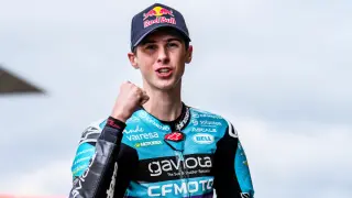 Máximo Quiles, con el Aspar Team.