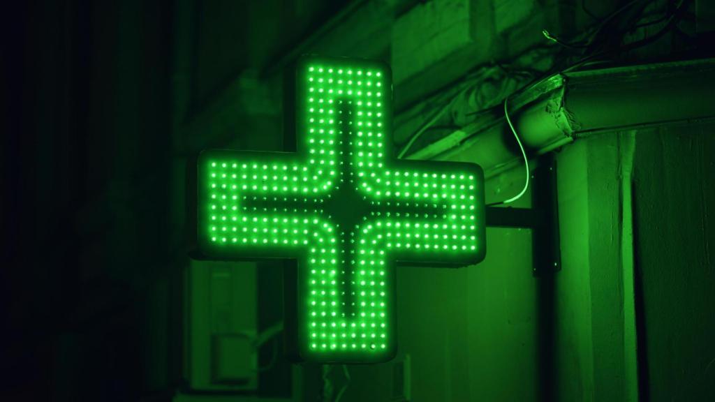 Cartel de una farmacia