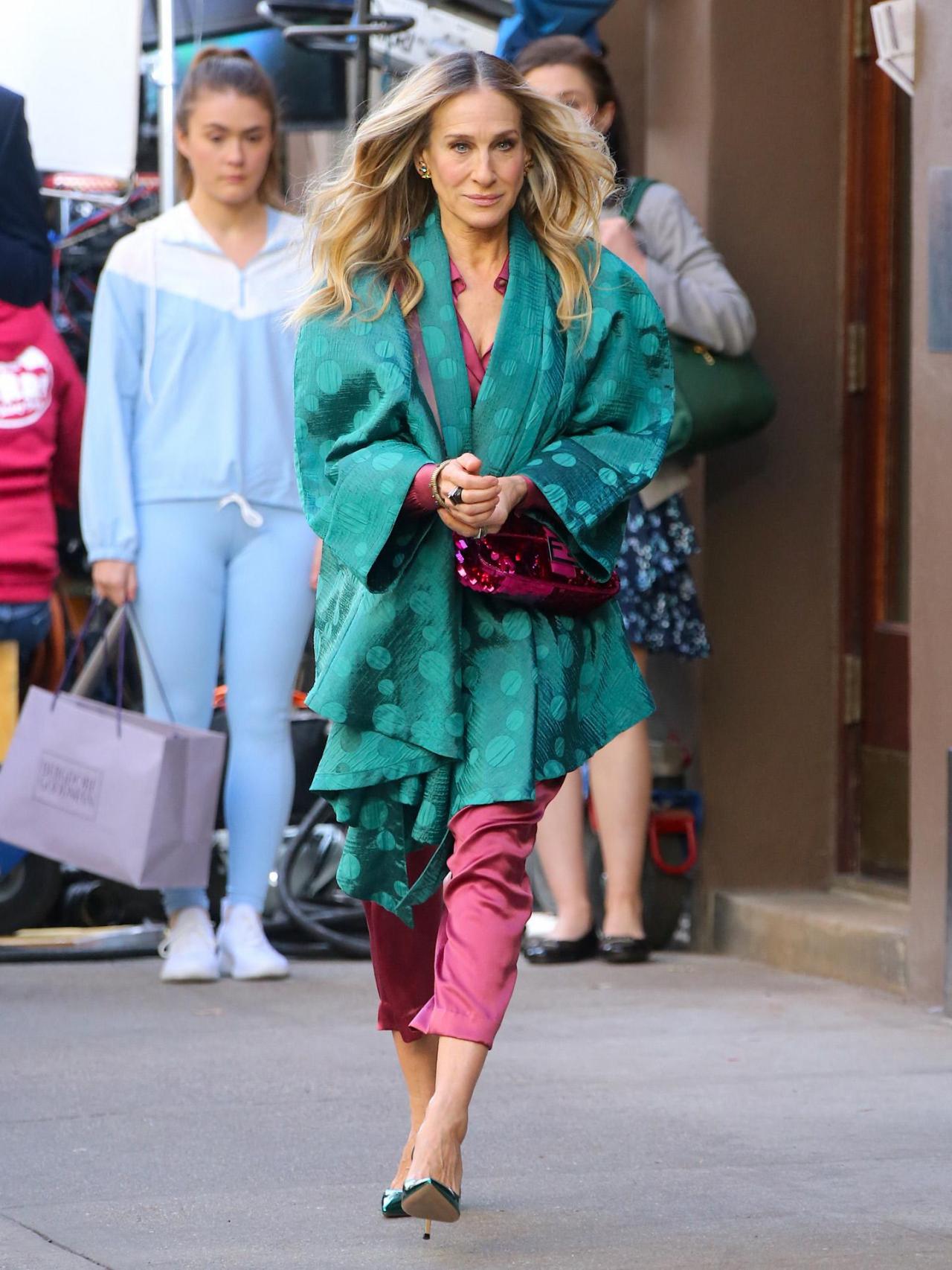 Sarah Jessica Parker rodando 'And Just Like That'.