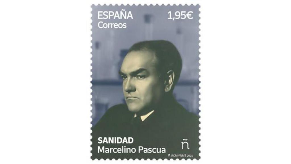 Sello conmemorativo del político y doctor vallisoletano.