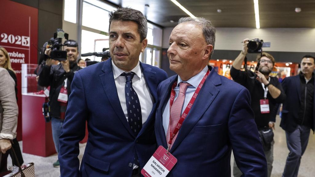 Carlos Mazón y Salvador Navarro. Rober Solsona/EP