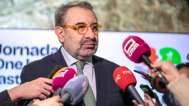 Jesús Fernández Sanz este lunes en  la I Jornada One Health (Una única salud) Castilla-La Mancha