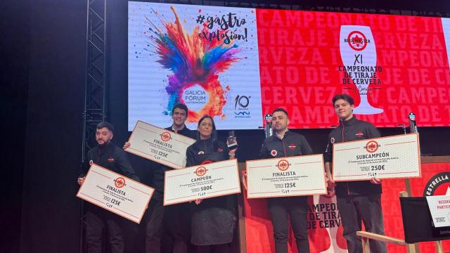 Los cinco finalistas.