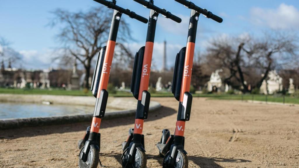 Patinetes de alquiler en Sevilla.