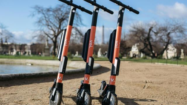 Patinetes de alquiler en Sevilla.