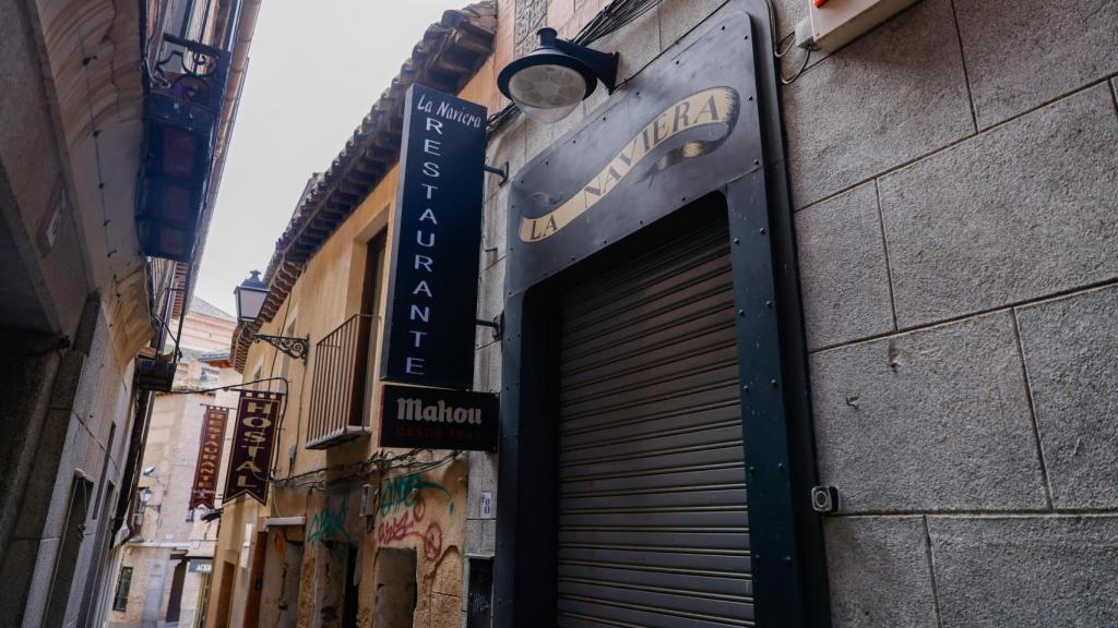 El restaurante La Naviera cerrado.