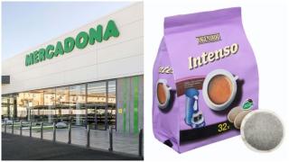 Collage de Mercadona con el café monodosis.