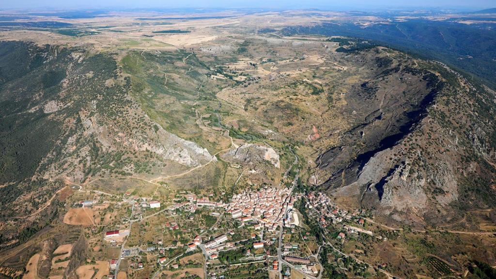 Panorámica del diapiro más grande de Europa