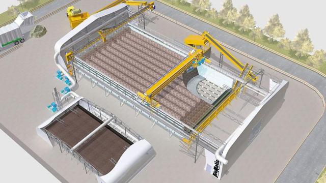 Vista virtual del Centro de Tratamiento de Residuos de Alicante.