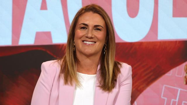 Carlota Corredera posa para los fotógrafos en la presentación de 'Tentáculos'.