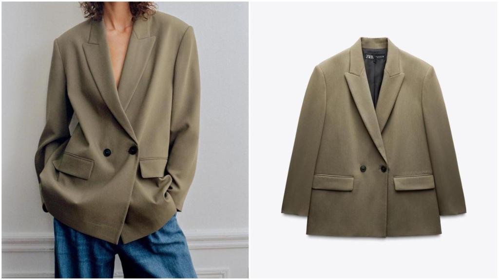 Blazer oversize de Zara. Ref: 8769/901/505