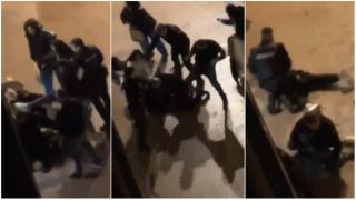 Capturas de pantalla de la actuación policial en Pontevedra