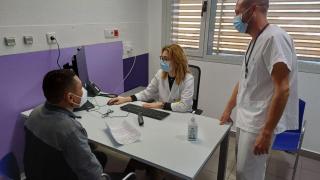 Un paciente en consulta médica. Imagen de archivo.