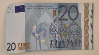 Billete falso en A Coruña