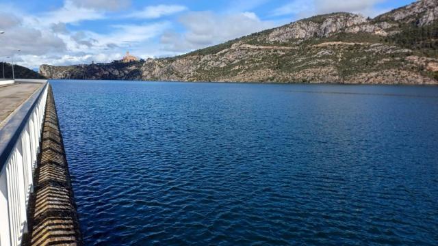 El embalse de El Grado, al 99% de su capacidad