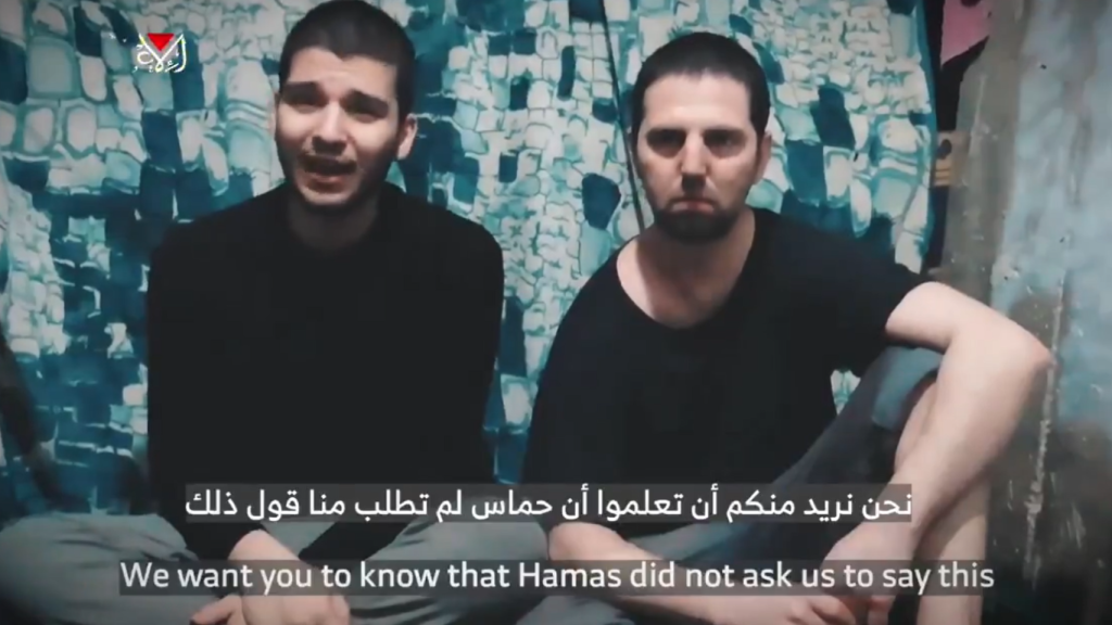 Los rehenes, Elkana Bohbot y Yosef Haim Ohana, secuestrados por Hamás