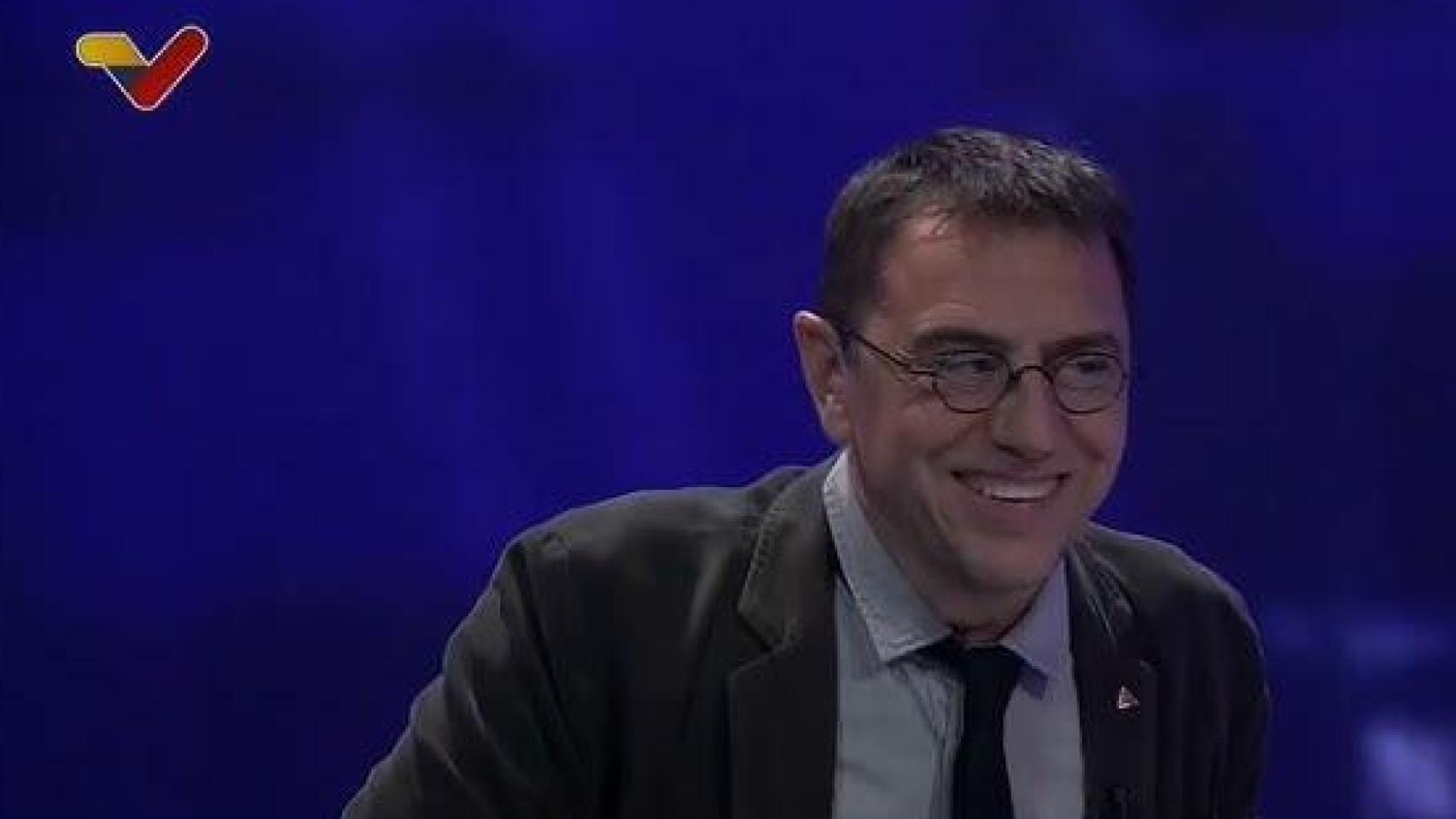 Monedero, entrevistado en la televisión venezolana el 10 de enero de 2025.