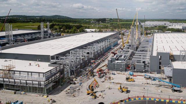 Construcción de un centro de datos de Microsoft