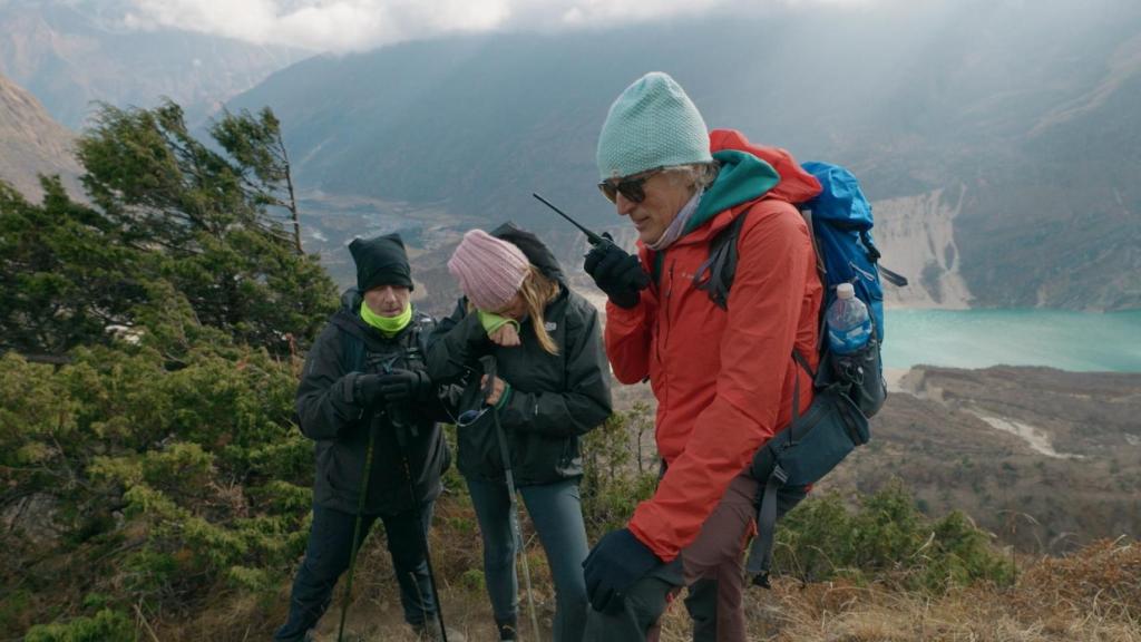 Jesús Calleja en 'Universo Calleja', junto a Carlos Latre y Sandra Barneda.