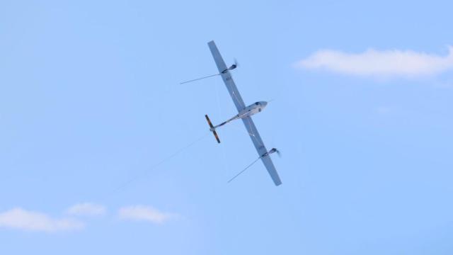 El prototipo de Windlift en pleno vuelo