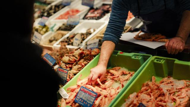 Imagen de archivo en una marisquería.