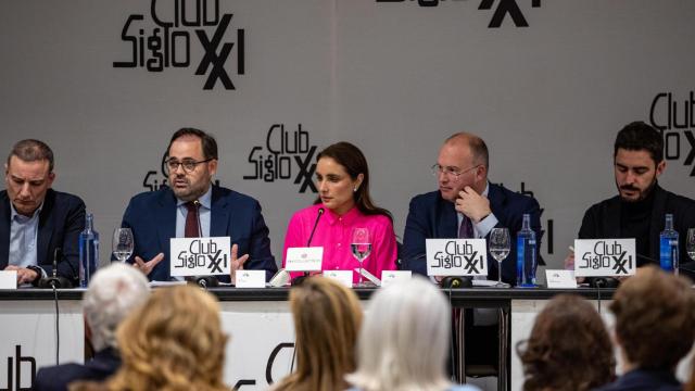 Núñez y Tellado en la conferencia del Club Siglo XXI en Madrid. Foto: PP.