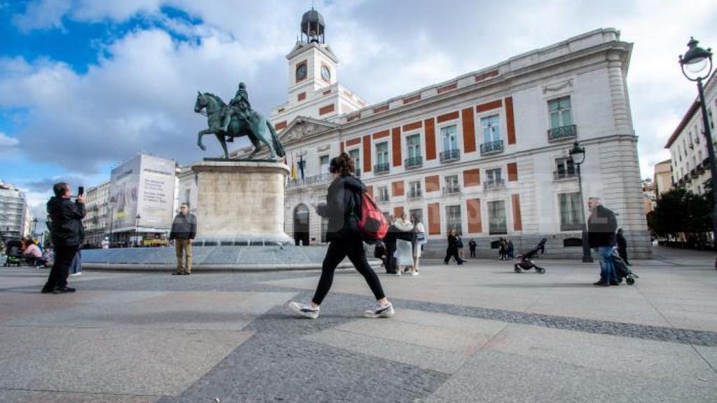 Puerta del Sol, Madrid.