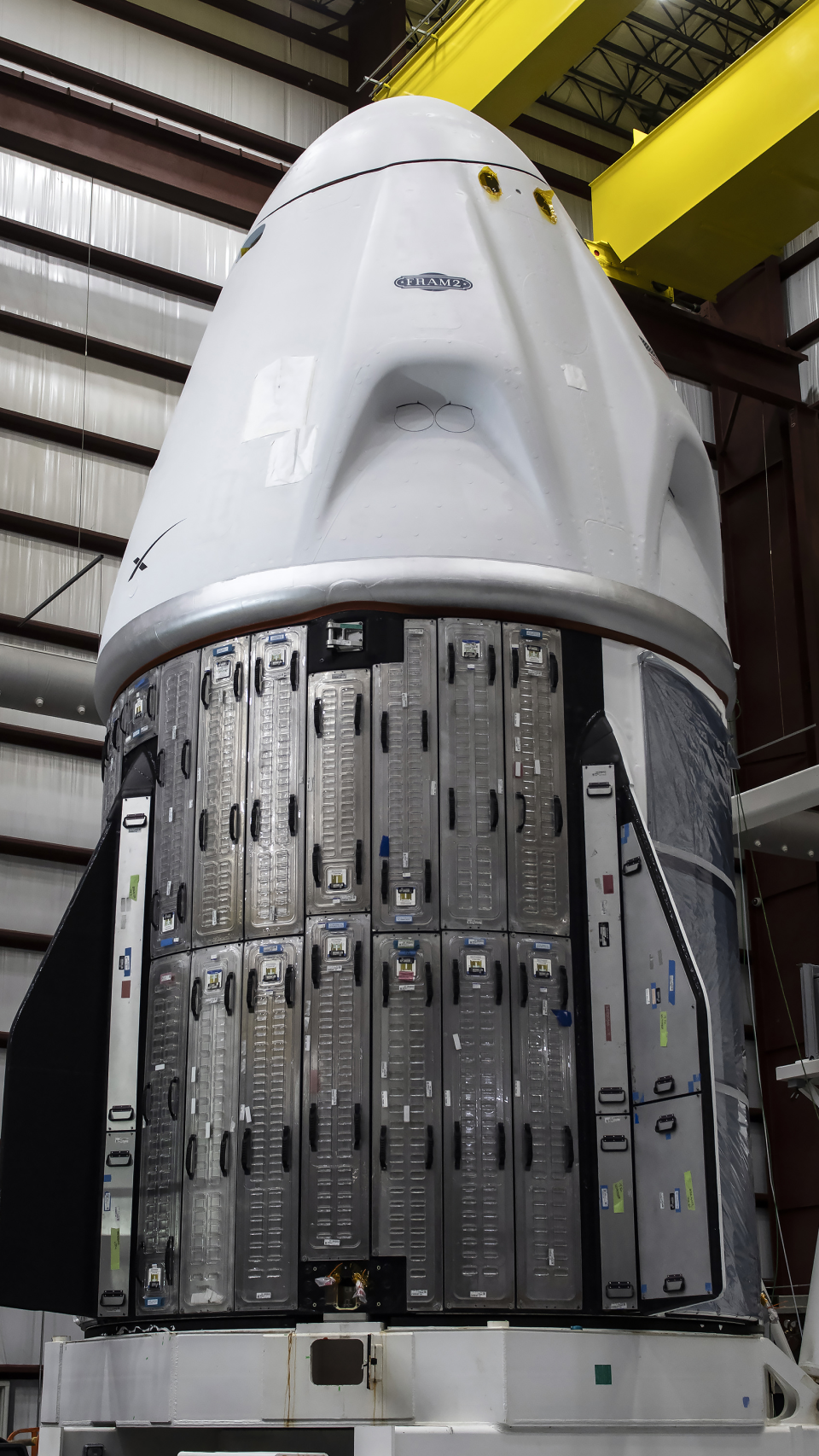 Nave espacial Dragon de la misión Fram2