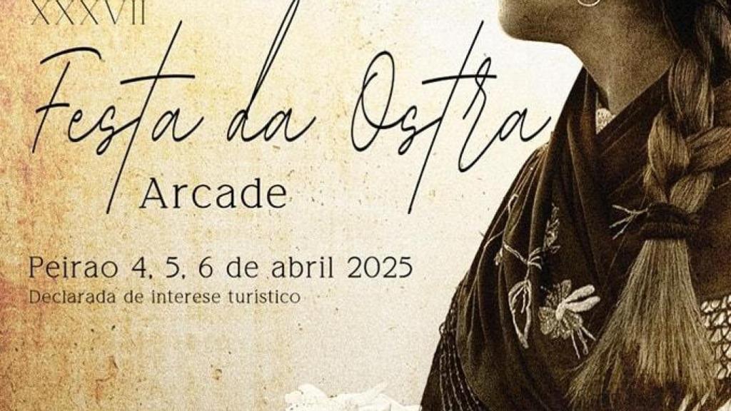 Cartel de la XXXVII edición de la Fiesta de la Ostra de Arcade