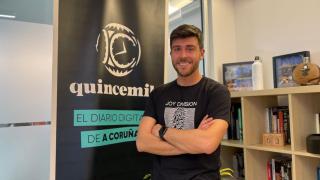 O presentador Rodrigo Vázquez.