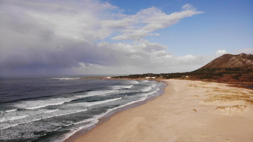 Praia de Area Maior, en Muros (A Coruña)