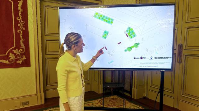 La concejala de Medio Ambiente, María José Coca, durante la presentación del proyecto