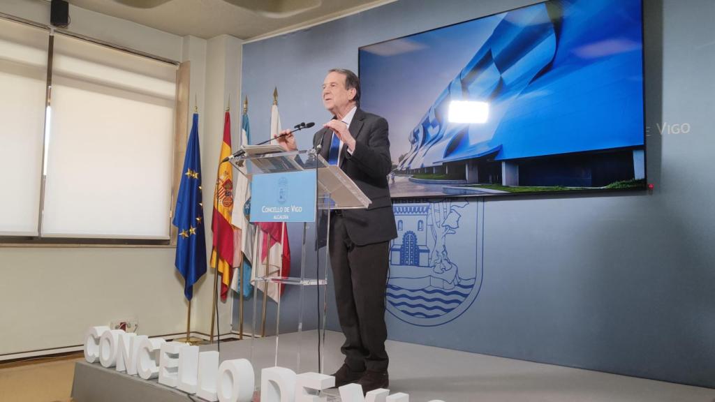 Abel Caballero en rueda de prensa.