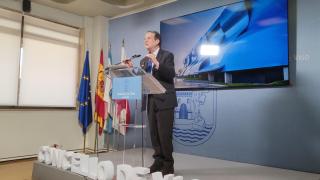 Abel Caballero en rueda de prensa.