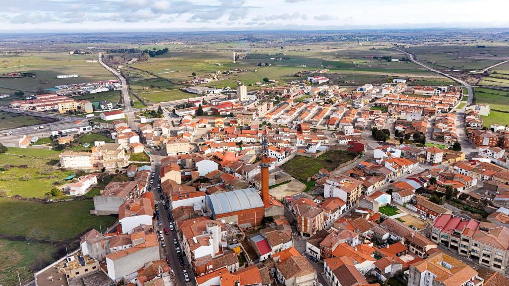 Imagen aérea de la localidad de Vitigudino