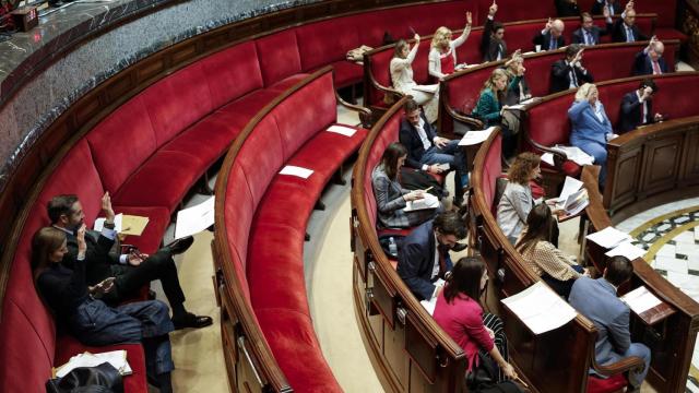 El PP y los tránsfugas de Vox votan de forma conjunta. Ana Escobar / Efe