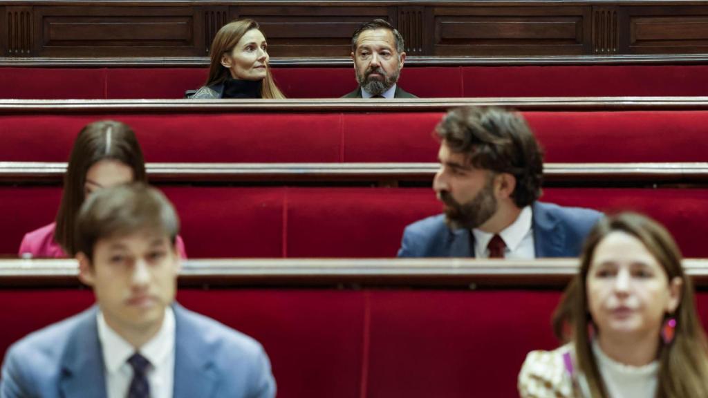 Los tránsfugas de Vox Cecilia Herrero y Juanma Badenas. Ana Escobar / Efe