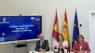 Rueda de prensa desde la sede del IPEX. Foto: Europa Press.