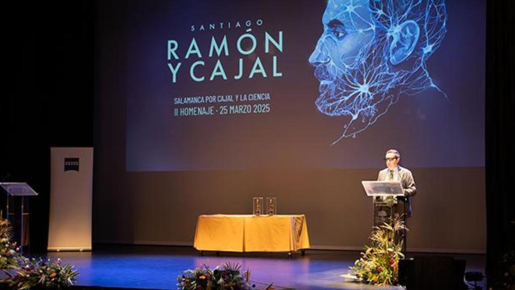 Interventor del rector de la USAL, Juan Manuel Corchado, en la jornada sobre Ramón y Cajal