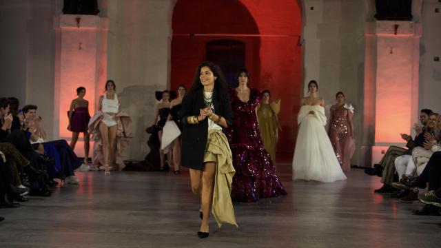 Lucia Viaño disfrutando de la semana de la moda de Andalucía.