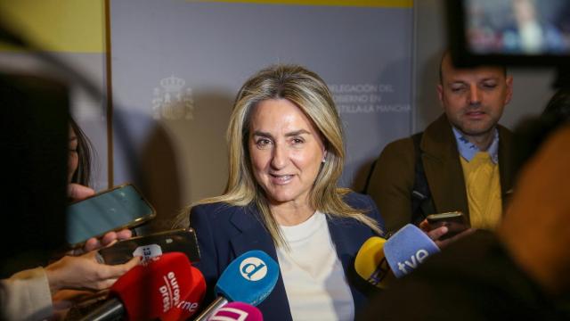 Milagros Tolón, delegada del Gobierno en Castilla-La Mancha, este martes en Toledo.