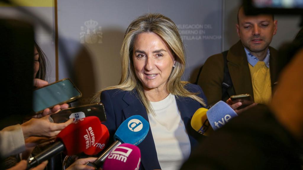 Milagros Tolón, delegada del Gobierno en Castilla-La Mancha, este martes en Toledo.