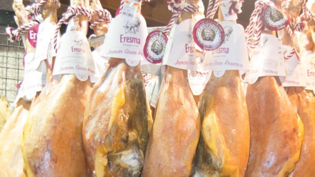 Jamón a la venta en Os do Resero