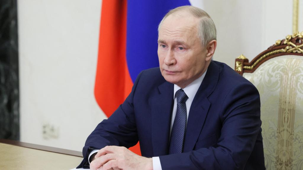 Vladímir Putin esta semana en Moscú.