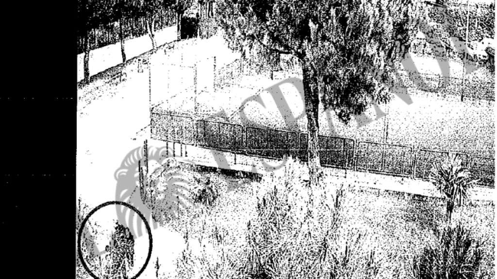 Informes policial del caso en el que las cámaras del colegio confirman que el cura llevaba a las niñas a un punto ciego del patio.