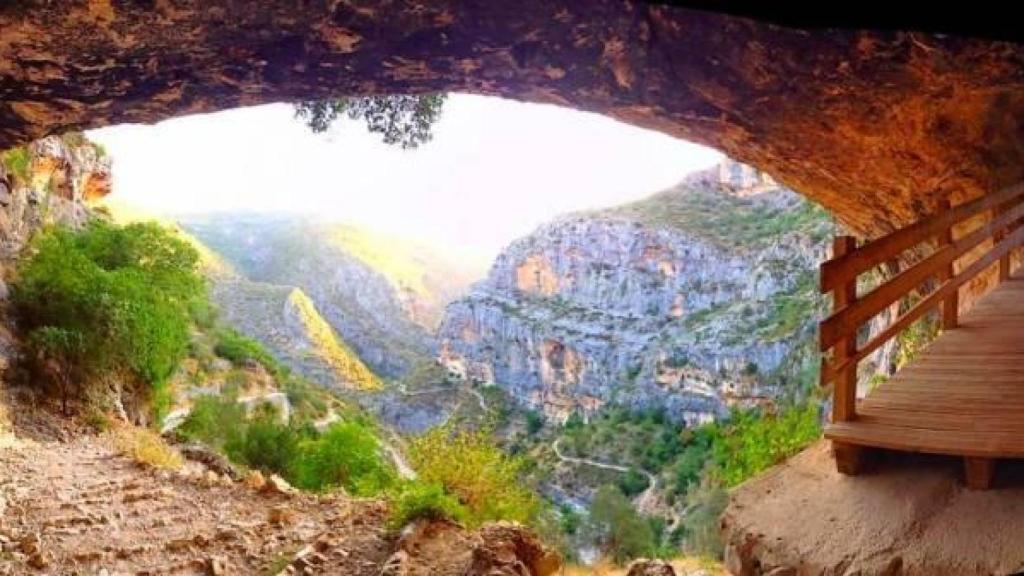 La entrada al Barranco del Infierno.